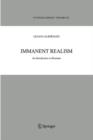Immanent Realism : An Introduction to Brentano - Book