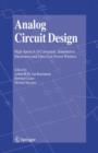 Analog Circuit Design : High-Speed A-D Converters, Automotive Electronics and Ultra-Low Power Wireless - Book