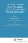 The Qualitative-Quantitative Distinction in the Social Sciences - Book