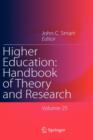 Higher Education: Handbook of Theory and Research : Volume 25 - Book