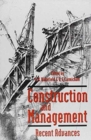 Construction and Management: Recent Advances : Proceedings of the national conference, Sydney, Australia, 17-18 February 1994 - Book