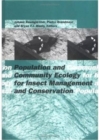 Population and Community Ecology for Insect Management and Conservation - Book