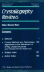 Current Methods and Optimization Algorithms for the Refinement of X-Ray Crystal Structures - Book