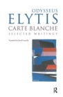 Carte Blanche - Book