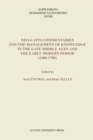 Neo-Latin Commentaries and the Management of Knowledge in the Late Middle Ages and the Early Modern Period (1400–1700) - Book