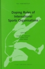 Doping Rules of International Sporting Organisations - Book