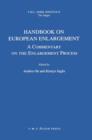Handbook on European Enlargement:A Commentary on the Enlargement Process - Book