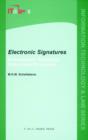 Electronic Signatures : Authentication Technology from a Legal Perspective - Book