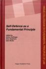 Self-Defence as a Fundamental Principle - Book