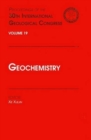 Geochemistry : Proceedings of the 30th International Geological Congress, Volume 19 - Book