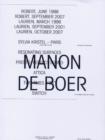 Manon De Boer - Book