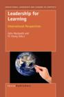 Leadership for Learning : International Perspectives - Book