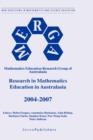 Research in Mathematics Education in Australasia 2004 - 2007 - Book