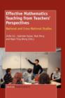 Effective Mathematics Teaching from Teachers' Perspectives : National and Cross-National Studies - Book