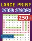 Word Search Book for Adults with Solution : Relaxing Word Search Book for Adults 250 Word Puzzles for Adults Teens and Seniors - Book