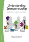 Understanding Entrepreneurship : Definition, Function & Policy - Book