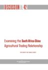 Examining the South Africa-China Agricultural Trading Relationship - Book