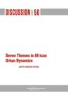 Seven Themes in African Urban Dynamics - Book
