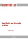 Land Rights and Citizenship in Africa - Book