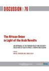 The African Union in Light of the Arab Revolts - Book