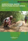 Agricultural Water Institutions in East Africa - Book