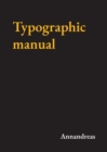 Typographic manual - Book