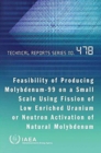 Feasibility of producing Molybdenum-99 on a small scale using fission of low enriched Uranium or neutron activation of natural Molybdenum - Book