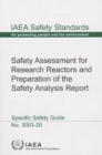 Safety assessment for research reactors and preparation of the safety analysis report : specific safety guide - Book