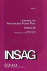 Licensing a first nuclear power plant : INSAG-26 - Book