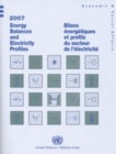 Energy Balances and Electricity Profiles : 2007 - Book