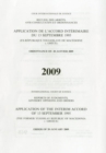 Application of the Interim Accord of 13 September 1995 : (the Former Yugoslav Republic of Macedonia V. Greece) Order of 20 January 2009 - Book