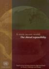 More Secure World, A : Our Shared Responsibility, Report of the Secretary-General's High-level Panel on Threats, Challenges and Change - Book
