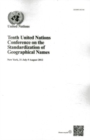 Tenth United Nations Conference on the Standardization of Geographical Names - Book