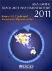 Asia-Pacific trade and investment report 2011 : post-crisis trade and investment opportunities - Book