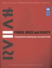 Power, Voice, and Rights : A Turning Point for Gender Equality in Asia and the Pacific - Book