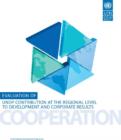 Evaluation of UNDP Contribution at the Regional Level to Development and Corporate Results - Book