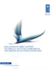 Evaluation of UNDP support to conflict : affected countries in the context of UN peace operations - Book