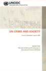 Forum on crime and society, special issue : "The State of the World's Response to the Crime of Human Trafficking" - Book