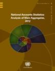 National accounts statistics : analysis of main aggregates, 2012 - Book
