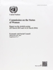 Commission on the Status of Women : report on the sixtieth session (20 March 2015 and 14-24 March 2016) - Book
