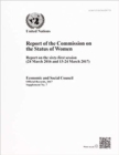 Commission on the Status of Women : report on the sixty-first session (24 March 2016 and 13-24 March 2017) - Book