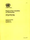 Report of the Committee on Information : Thirty-second Session, 26 April, 7 May 2010 - Book