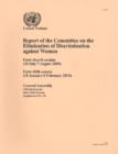 Report of the Committee on the Elimination of Discrimination against Women : Forty-fourth Session (20 July to 7 August 2009), Forty- Fifth Session (18 January to 5 February 2010) - Book