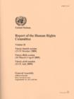 Report of the Human Rights Committee : Ninety-fourth Session (13 to 31 Octo ber 2008), Ninety-fifth Session (16 March to 3 April 2009), Ninety-sixth Session (13 to 31 July 2009), Volume 2 - Book
