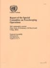 Report of the Special Committee on Peacekeeping Operations : Substantive Session (New York 22 February to 18 March and 9 May 2011) - Book