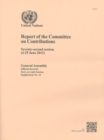 Report of the Committee on Contributions : seventy-second session (4-29 June 2012) - Book