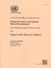 United Nations Office for Project Services : financial report and audited financial statements for the biennium ended 31 December 2011 and report of the Board of Auditors - Book