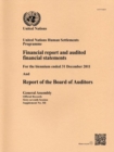 United Nations Human Settlements Programme financial report and audited financial statements for the biennium ended 31 December 2011 and report of the Board of Auditors - Book