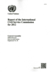 Report of the International Civil Service Commission for the year 2012 - Book