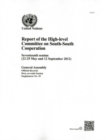 Report of the High-level Committee on South-South Cooperation : seventeenth session (22-25 May and 12 September 2012) - Book